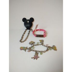 Vintage Disney Parks jewelry lot Tinker Bell New old stock bracelet earrings